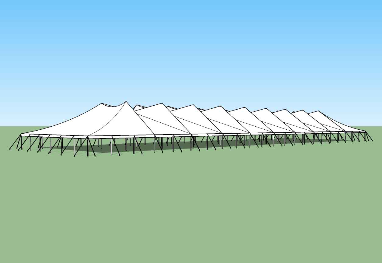 60x220 High Peak Party Tent